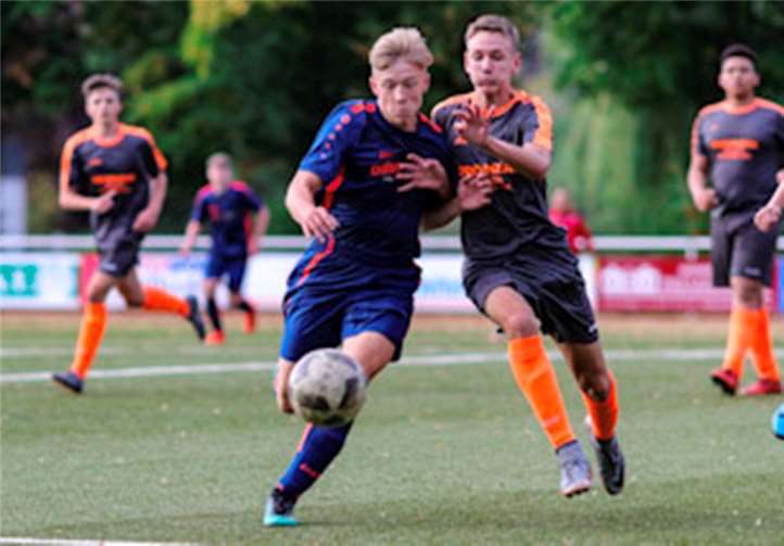 Trotz Halbzeitführung reichte es für die Kripper B-Junioren gegen kampfstarke Soonwälder am Ende zu einem Unentschieden. privat