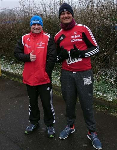 Trotz Kälte: beim Frühlingslauf war gute Laune angesagt.