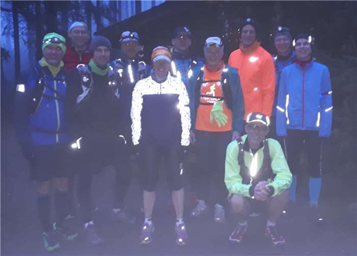 Trotz Müdigkeit waren die Aktiven bester Laune.