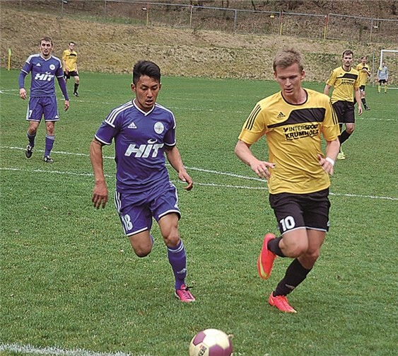 Trotz Niederlage gegen den Tabellenprimus zeigten die Platzherren eine ansprechende Leistung. RÜ