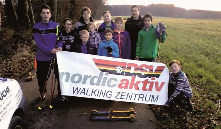 Trotz Schneemangels konnten die DSV Nordic aktiv Walkingzentren weiterhin trainieren. privat