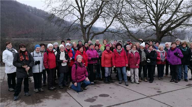 Trotz der Kälte hatten die Wanderfreunde eine gute Zeit. Foto: privat