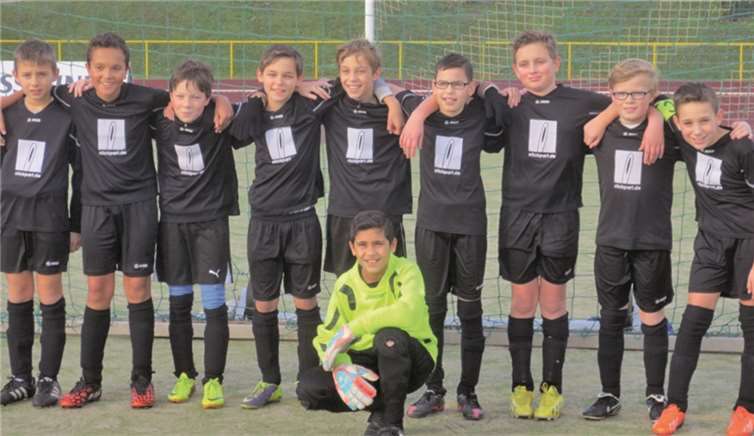 Trotz der Niederlage stimmte die Moral bei den D-9-Junioren der SG Bad Breisig.privat