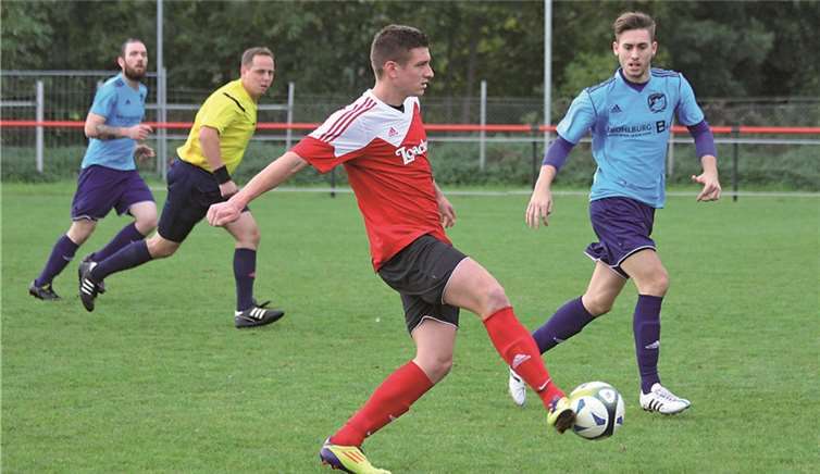 Trotz der ausgeglichenen ersten Halbzeit, verlor die SG mit 4:0. privat