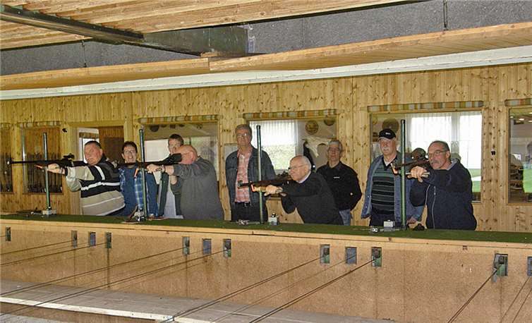 Trotz der längeren Pause zeigten sich die Beller Schützen treffsicher. privat