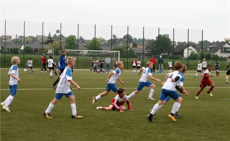 Trotz des Regens gaben die Mannschaften bei den Turnieren alles. Privat