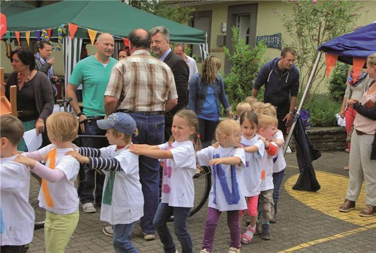 Trotz des schlechten Wetters hatten die Kids viel Spaß. privat
