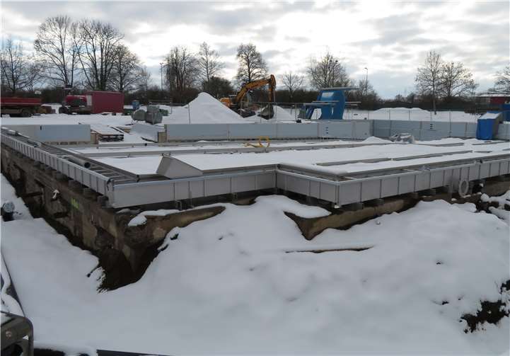 Trotz des zuletzt strengen Winters liegen die Arbeiten laut Auskunft der Stadtverwaltung im Plan.