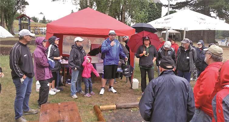 Trotz durchwachsenen Wetters folgten viele Zuschauer dem spannenden Wettkampf.privat