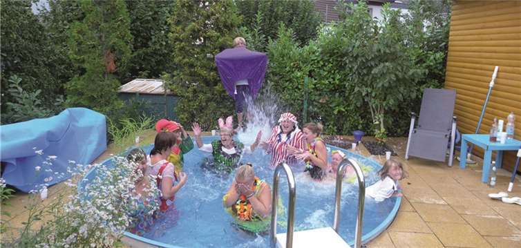 Trotz eisiger Temperaturen hatten die Urbarer Möhnen einen riesen Spaß.