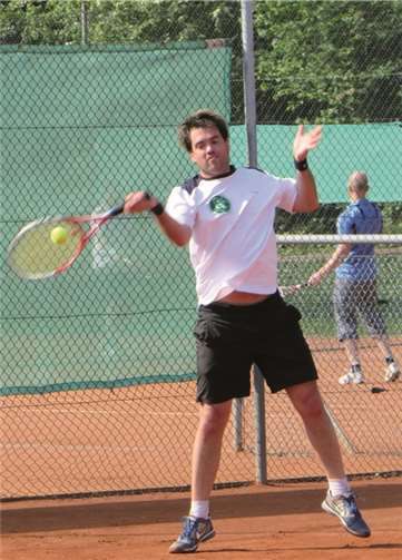 Trotz großem Kampf war Sebastian Kullmann (TCK) am Ende unterlegen. privat