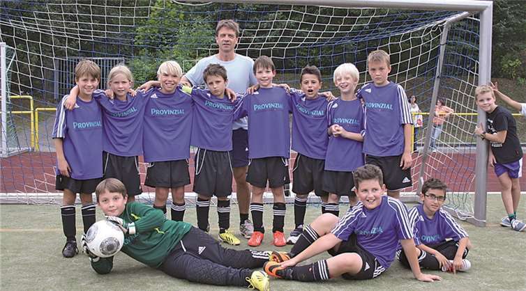 Trotz guter Leistungen gelang der E2 vom Rhein gegen die Mannschaft aus dem Vinxtbachtal kein Treffer. privat