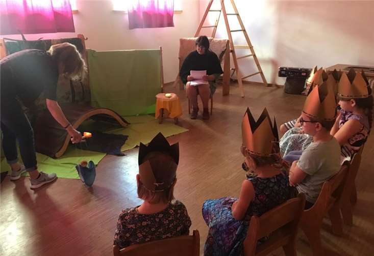 Trotz oder grade wegen Corona bekamen die Vorschulkinder ihren großen Auftritt als kleine Könige. Fotos: privat