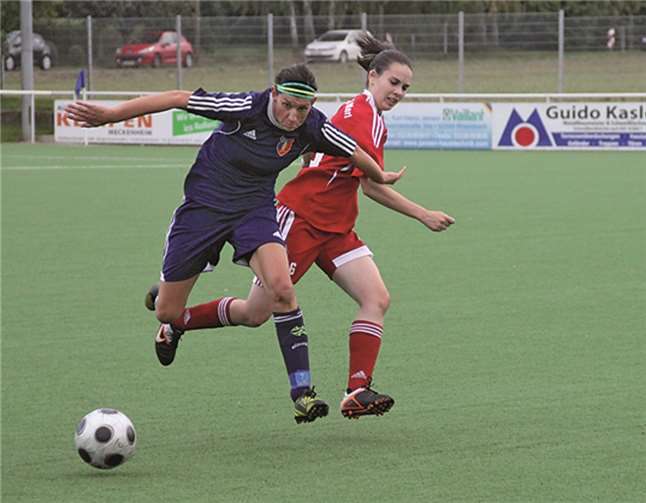 TuRa Spielertrainerin Verena Wilinek steuerte zwei Treffer bei.privat