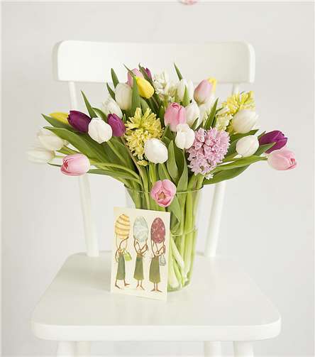 Tulpen sind fester Bestandteil jeder Osterdekoration.Fotos: TPN/ibulb