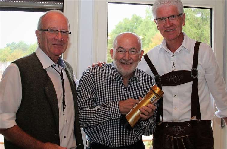 Turniersieger Heinrich Schiller (Mitte). Privat