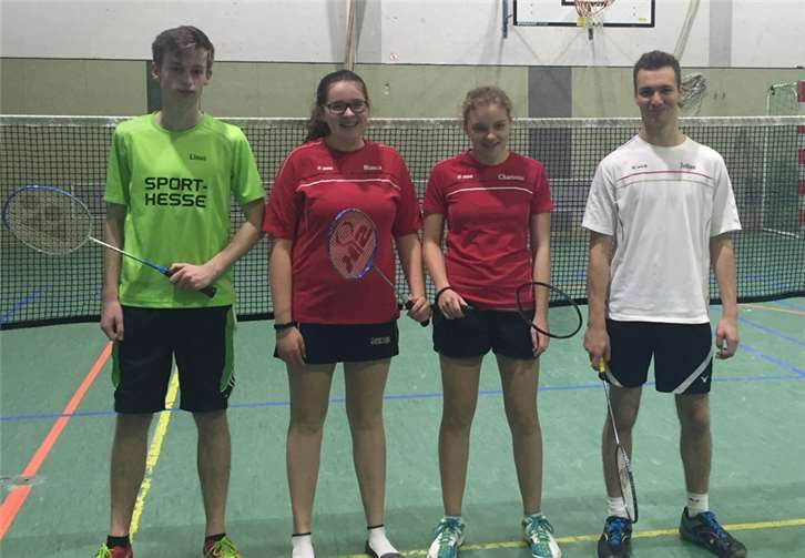 U 19: (v.l.n.r.) Linus Roob, Bianca und Charlotte Bauch, Julian Muß.privat