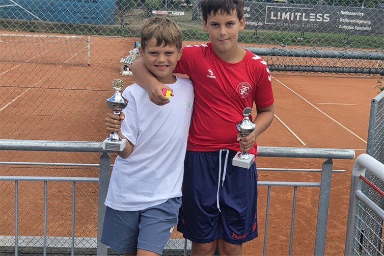 U12 Jungen Janik Dimitrievski und Karl Frye