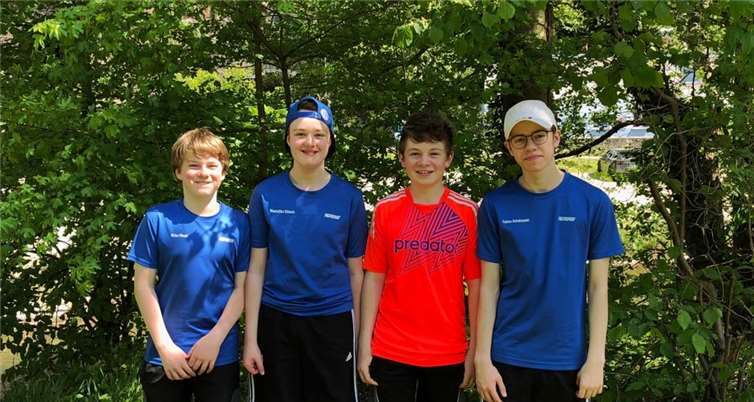 U15 1. Mannschaft mit Brian, Max, Tobi, Fabian.privat