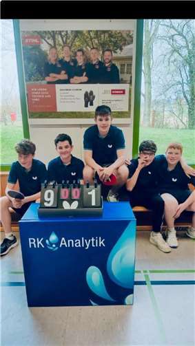 U15 Jugend 1. Fotos: privat