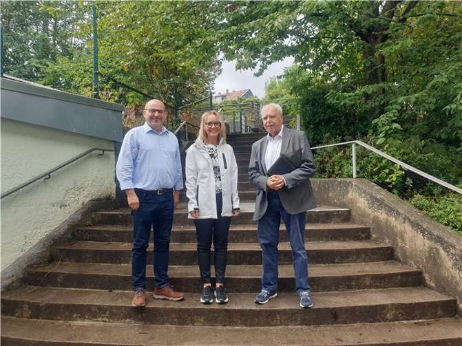 Udo Dames, Dorothea Calovini und Gerd Schumann.  Foto: SPD Andernach