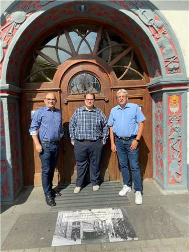 Udo Dames, Dr. Kai Seebert und Franz-Josef Wagner Foto: SPD Andernach