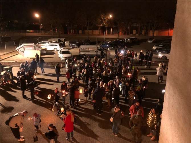 Über 100 Kindern nahmen am Umzug teil.  Foto: privat