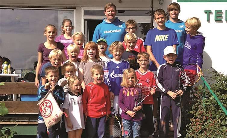 Über 20 Kinder schnupperten beim TC Rengsdorf in den Tennissport rein.privat