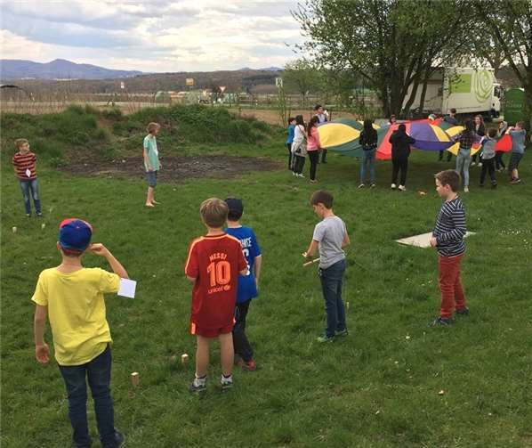 Über 30 Kinder nahmen mit viel Spaß an der Aktion teil. privat