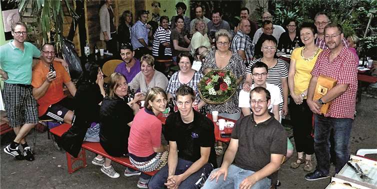 Über 40 Gäste kamen zum Pizzaessen. privat