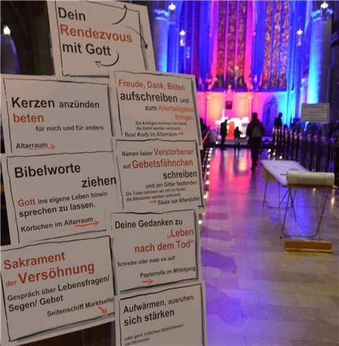 Über 500 Menschen fanden sich im Laufe des Abends ein.