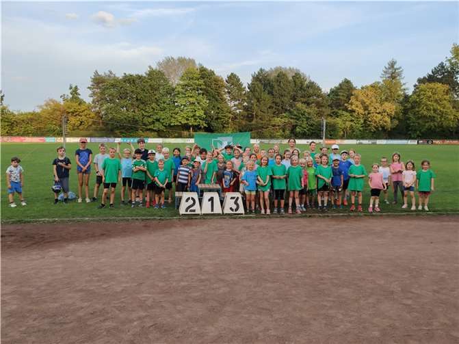 Über 60 Kinder der Jahrgänge 2013 bis 2018 waren am Start.  Foto: privat