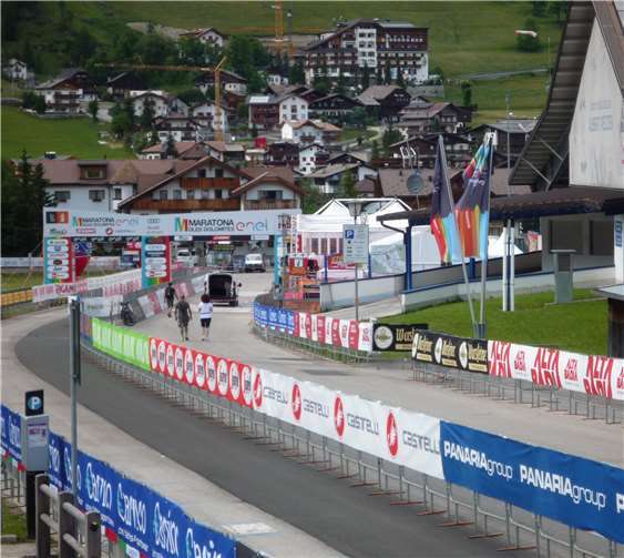 Über 9.200 Sportlerinnen und Sportler nahmen beim 32. Dolomitenradmarathon teil.privat