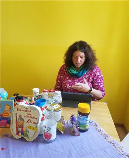 Über „Gesunde Zähne von Anfang an“ sprach im Online-Seminar Diana Brod.Foto: Fachstelle Frühe Hilfen