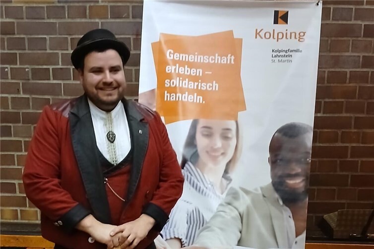 Über das Leben „auf der Walz“ informierte Vincent Stenmans im Lahnsteiner Pfarrzentrum bei der Kolpingfamilie St. Martin