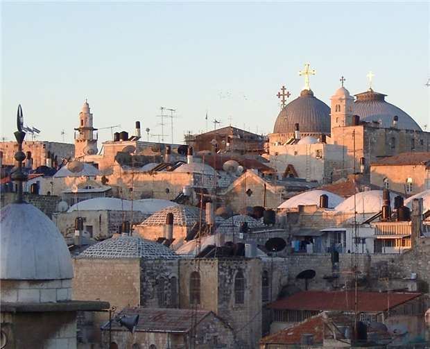 Über den Dächern von Jerusalem.  privat