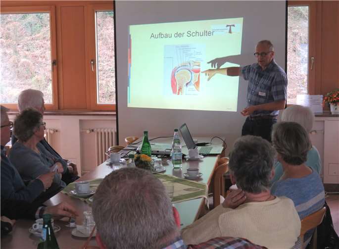 Über den Einsatz von Schulterprothesen referierte Dr. med. Christoph Engels.  privat