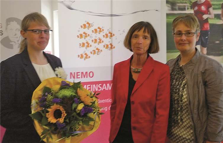 Über den Stiftungspreis der SkF-Gesamtvereine freuten sich die Vertreterinnen des Koblenzer NEMO-Projekts. privat