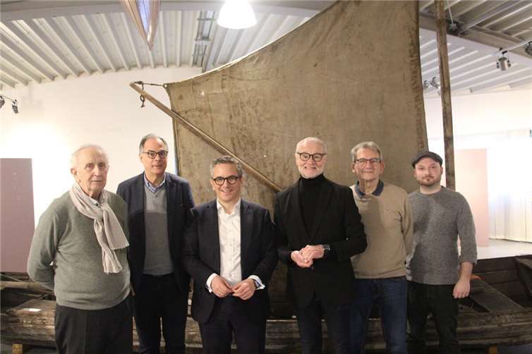 Über die aktuellen Entwicklungen des Museums konnten sich nun die Mitglieder der SPD-Stadtratsfraktion Dr. Thorsten Rudolph MdB, kulturpolitischer Sprecher der Fraktion sowie Fritz Naumann informieren. Foto: Tom Paulus