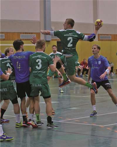 Über ein 24:24-Unentschieden gegen den TV Strombach kam die 1. Mannschaft der HSG nicht hinaus. privat