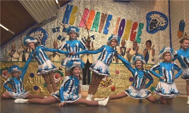 Über eine gelungene Premieredurfte sich die Jugendgarde freuen.