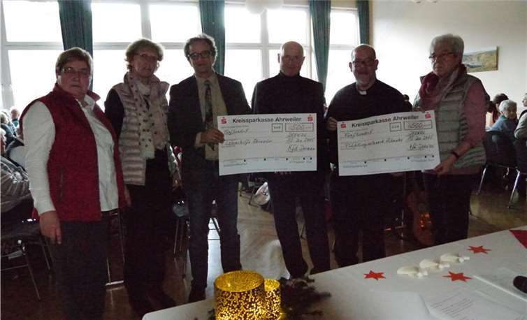 Über einen Betrag von 500 Euro konnte sich die Lebenshilfe Ahrweiler freuen. privat