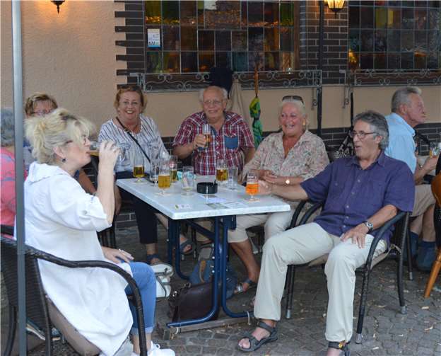 Überall herrschte eine gute Laune.