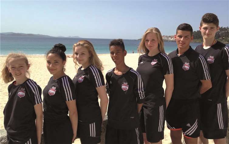 Überaus erfolgreich präsentierten sich die jungen deutschen Sportlerinnen und Sportler bei den Spanisch Open in Pontevedra. privat