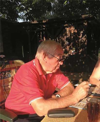 Überflieger Gerd triumphierte! privat