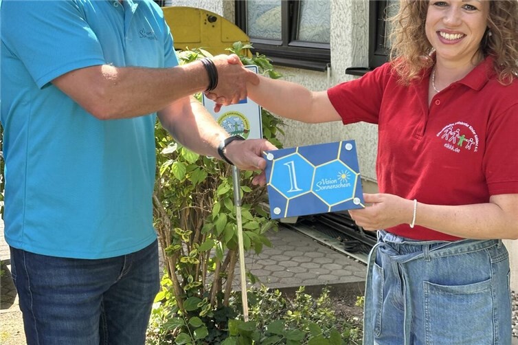 Übergabe Zimmerschilder