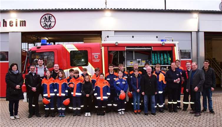 Übergabe der Spende an die Jugendfeuerwehr der Stadt Andernach. Quelle: K.P.Schmelzeisen