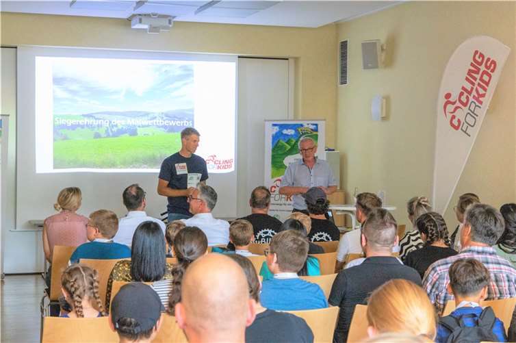 Übergeordnetes Ziel der sportlichen Herausforderung war es, den Träumen und Wünschen von Kindern aus dem Ahrtal eine Stimme zu geben.  Foto: Stadtverwaltung / Lukas Holling
