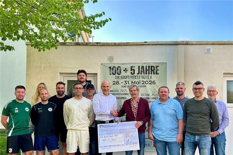 Überreichung der Spende