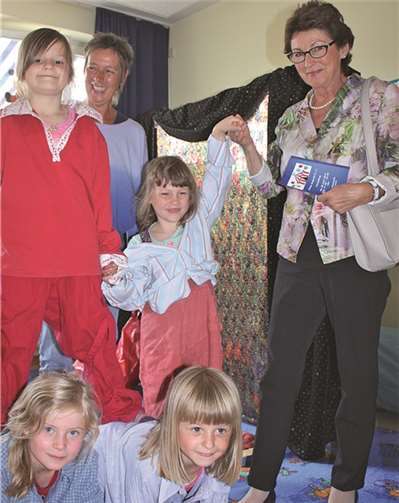 Übten gerade ihren Auftritt fürs Sommerfest - die Kinder der Villiper Kita.